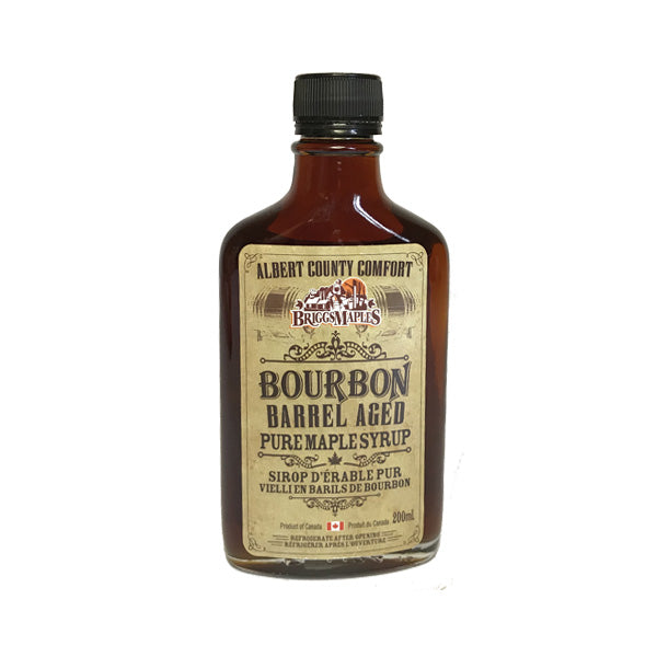 Sirop d'érable pur vieilli en fût de bourbon
