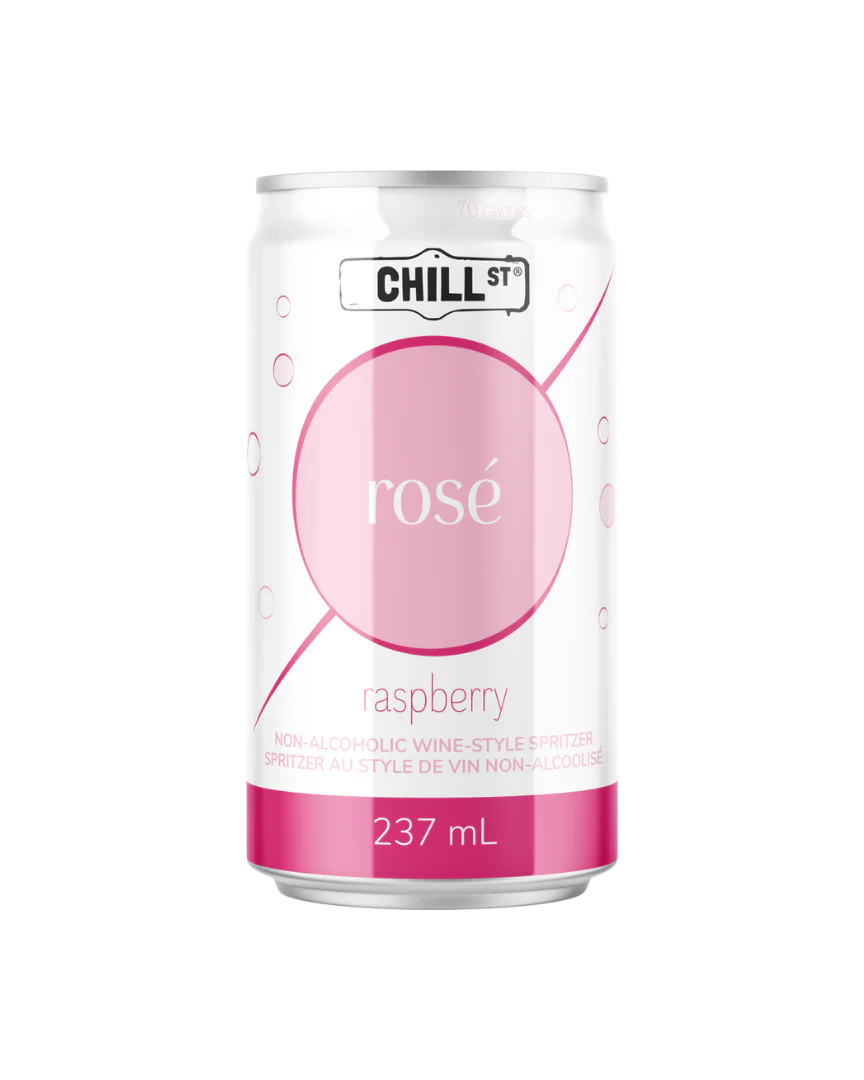 Rosé Raspberry Non-Alcoholic Wine