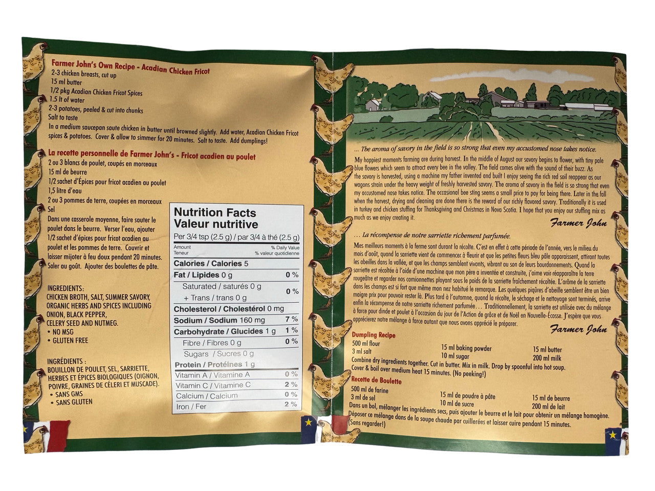 Acadian Chicken Fricot