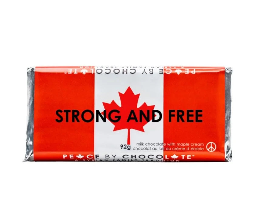Strong and Free Canada Chocolate Bar