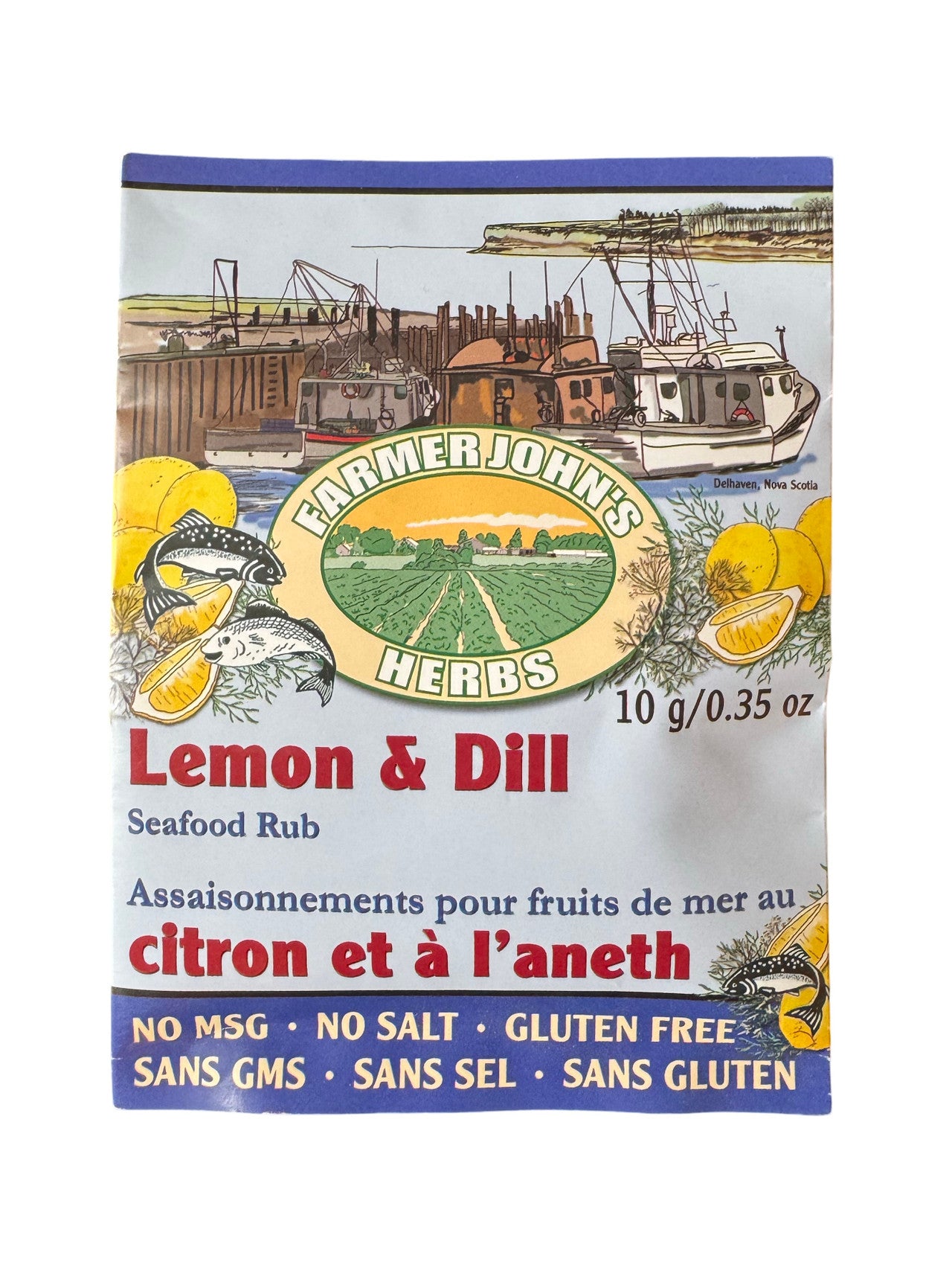 Lemon Dill Seafood Rub