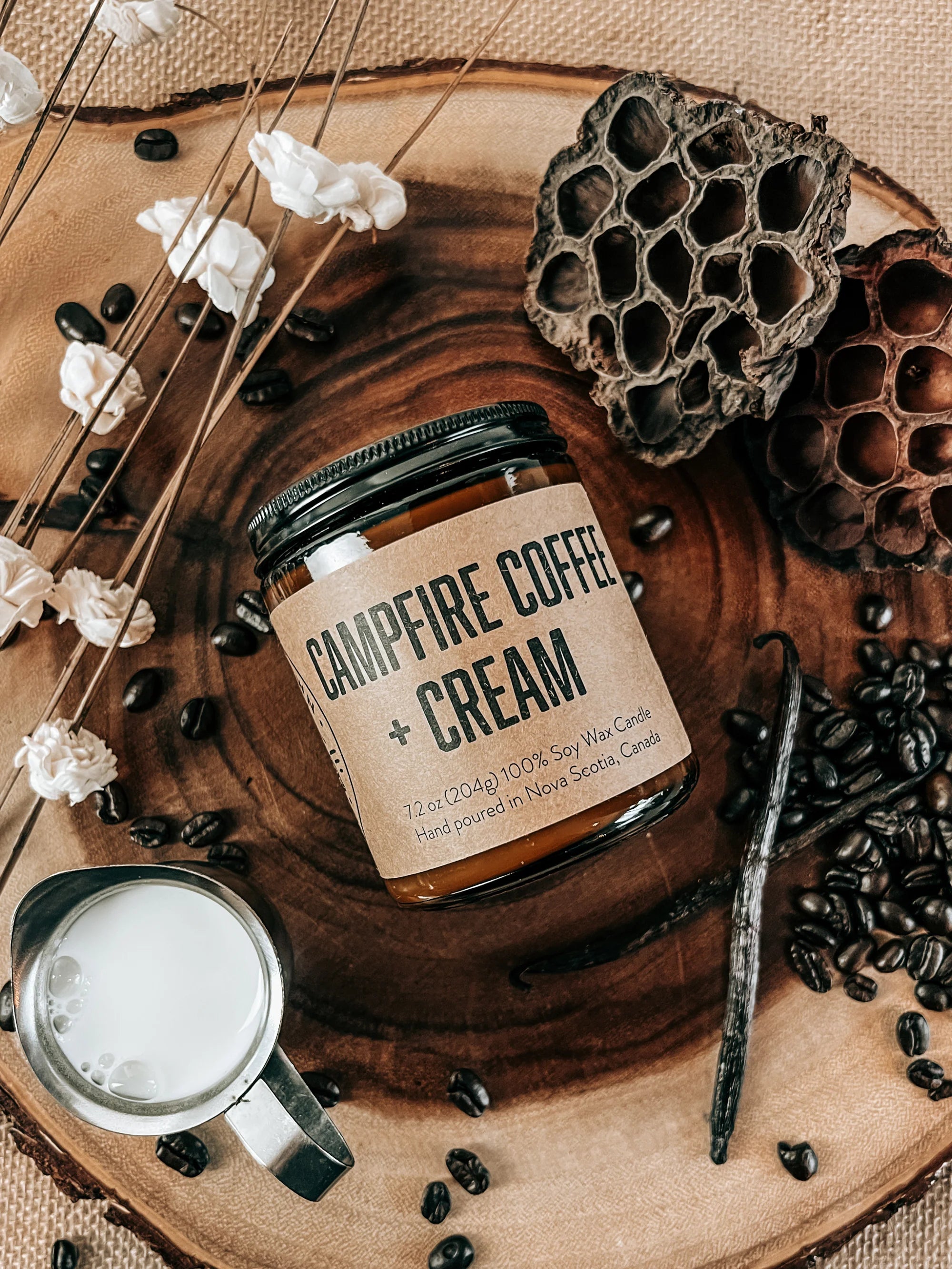 Campfire Coffee + Cream Candle