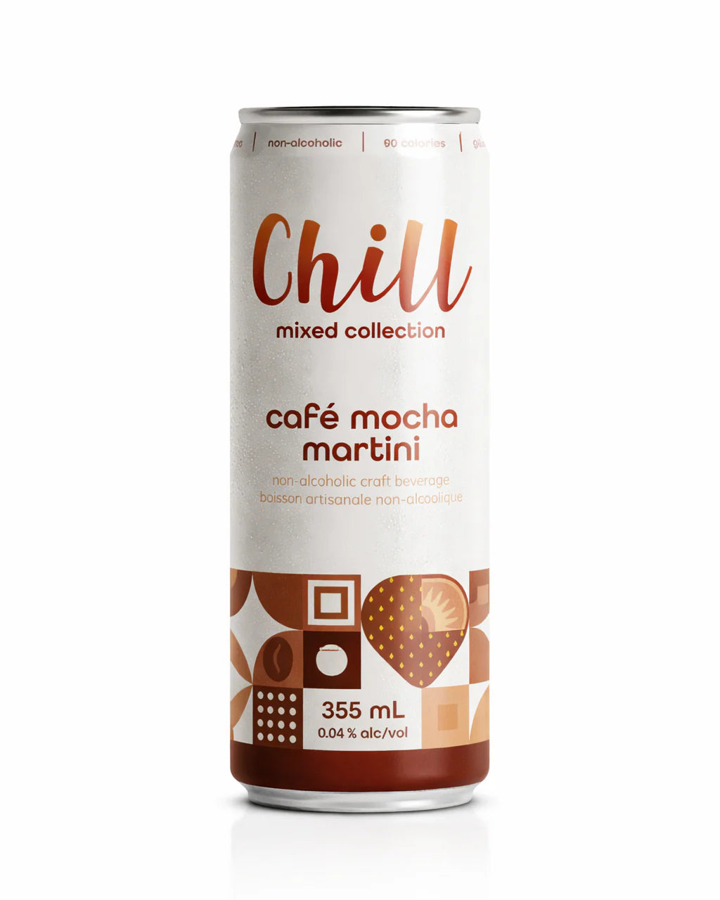 Non Alcoholic Mocha Martini Mocktail
