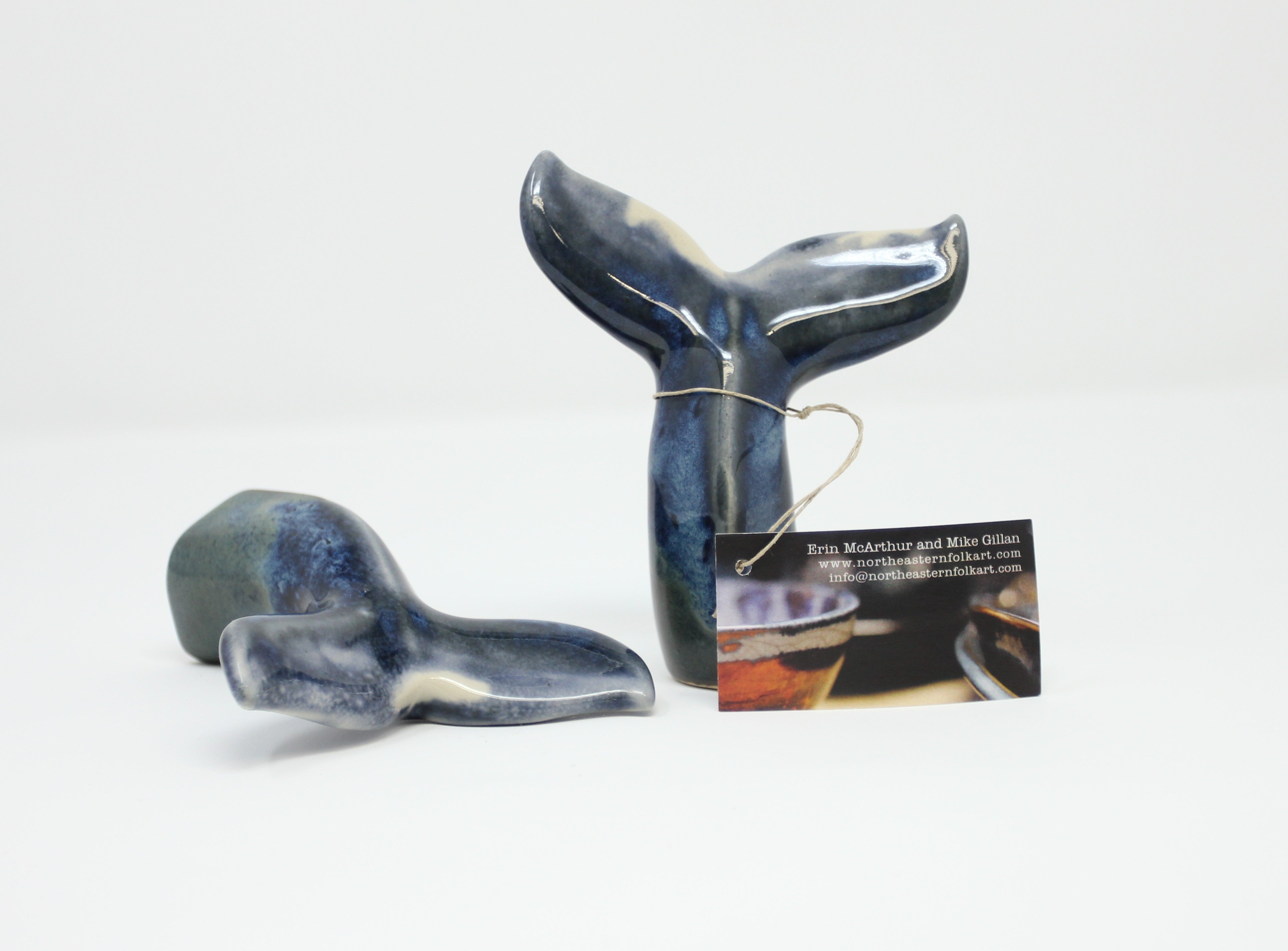 Queues de baleine en céramique