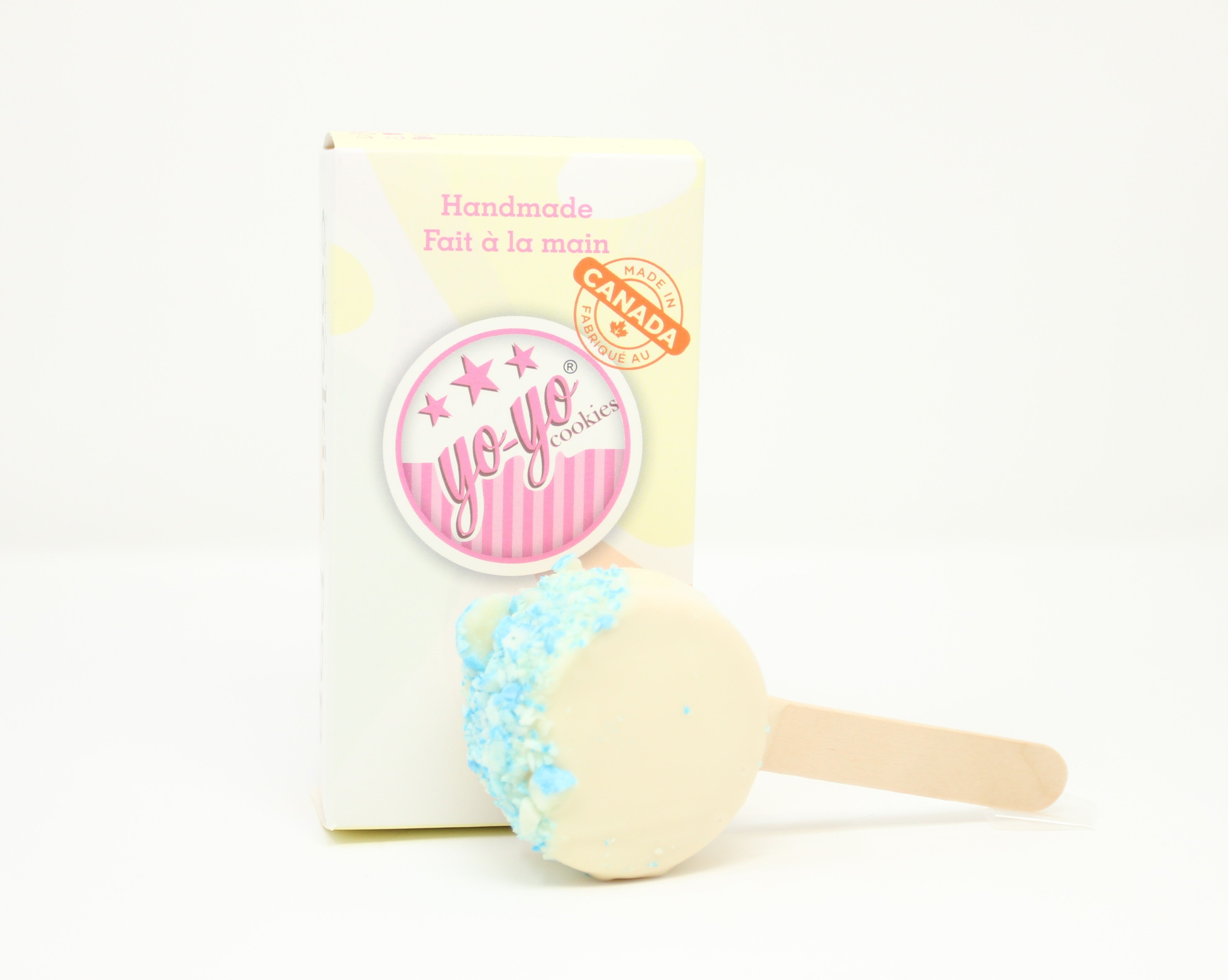 Cookie Pop - Vanilla with White Chocolate and Blue Raspberry