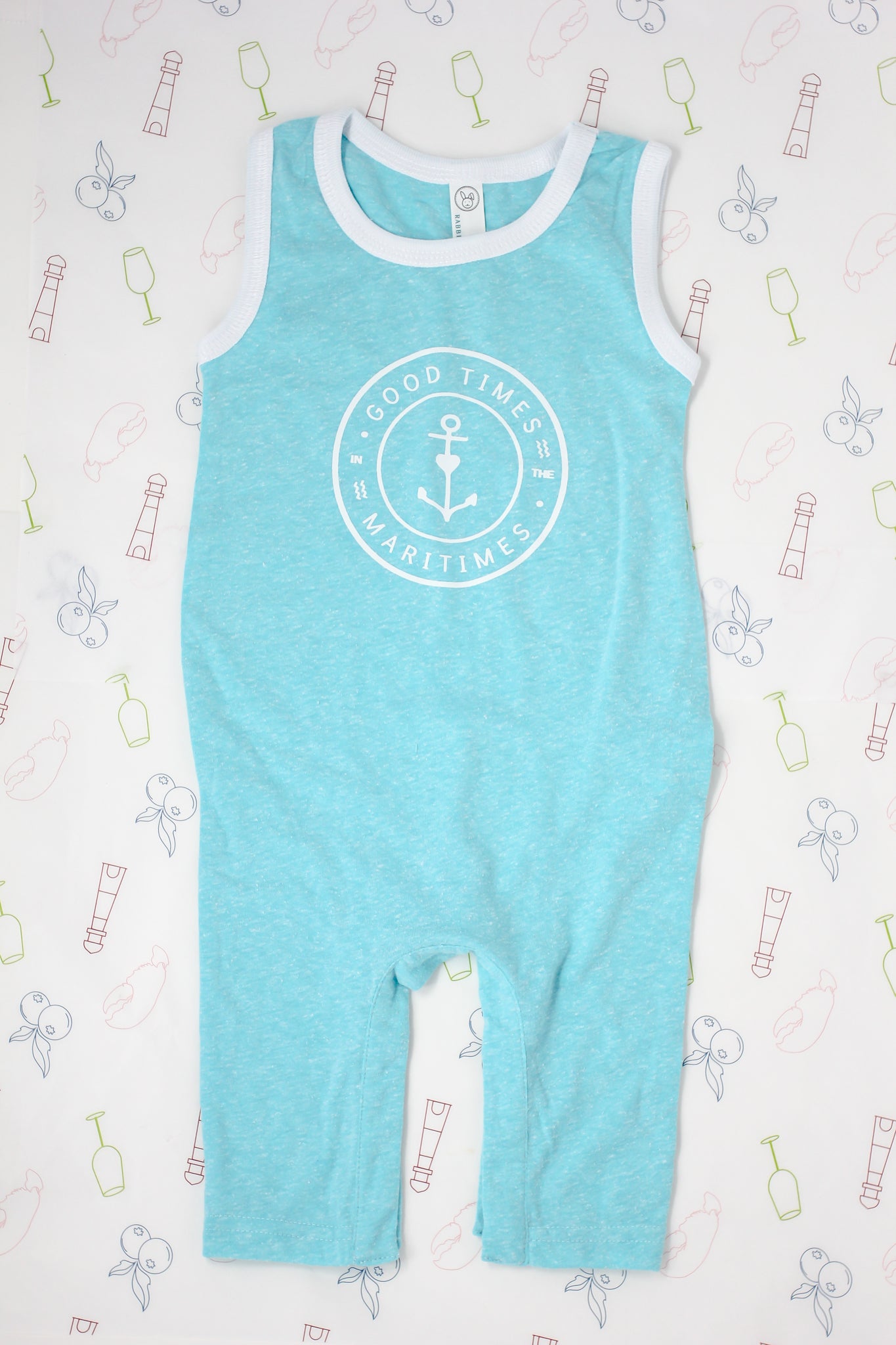 French Terry Romper Good Times (Circle)