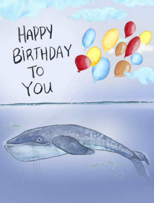 Happy Birthday Whale (Happy Birthday Occasional Cards)