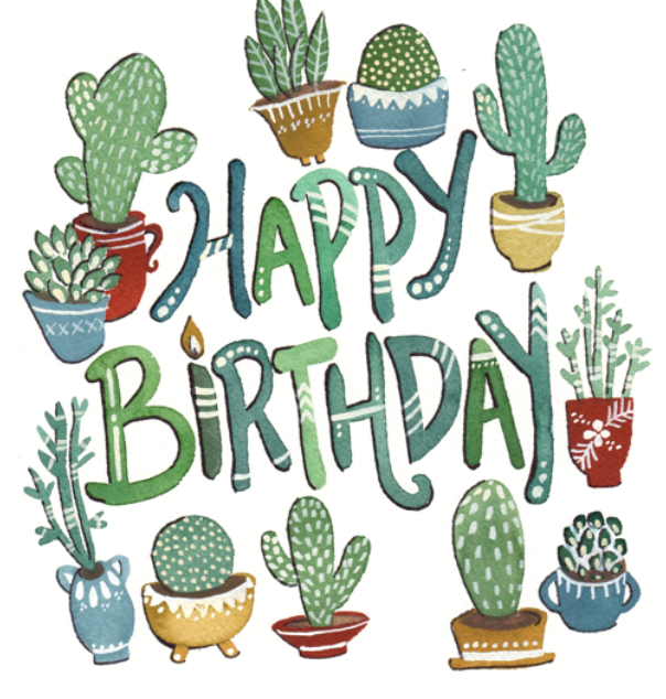 Happy Birthday Cactus (Happy Birthday Occasional Cards)