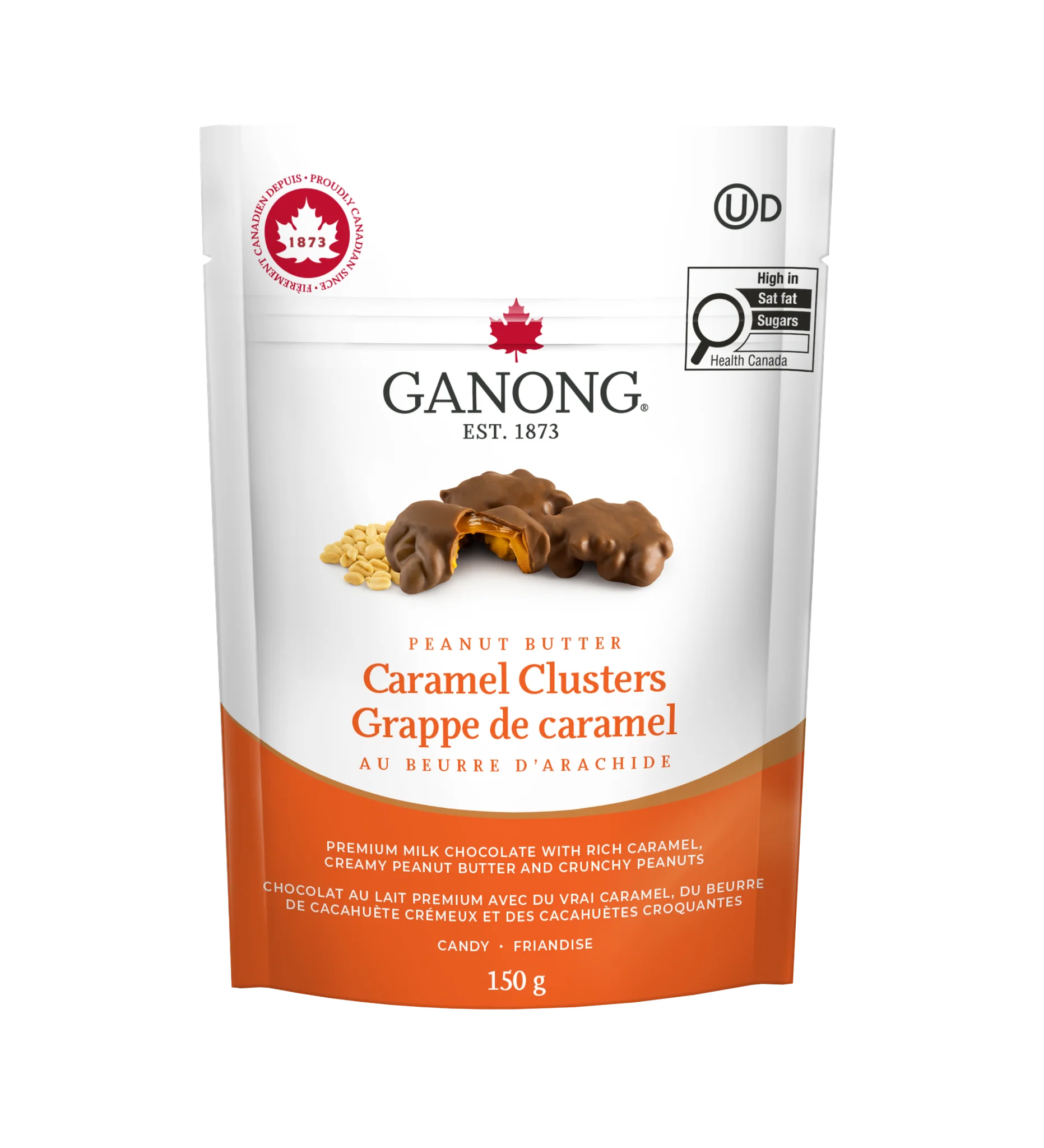 Ganong Peanut Butter Caramel Clusters