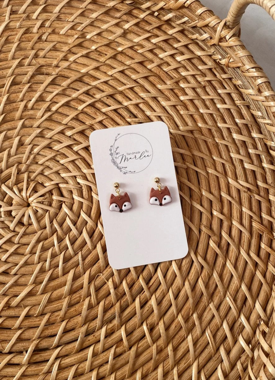 Fox Dangle Earrings