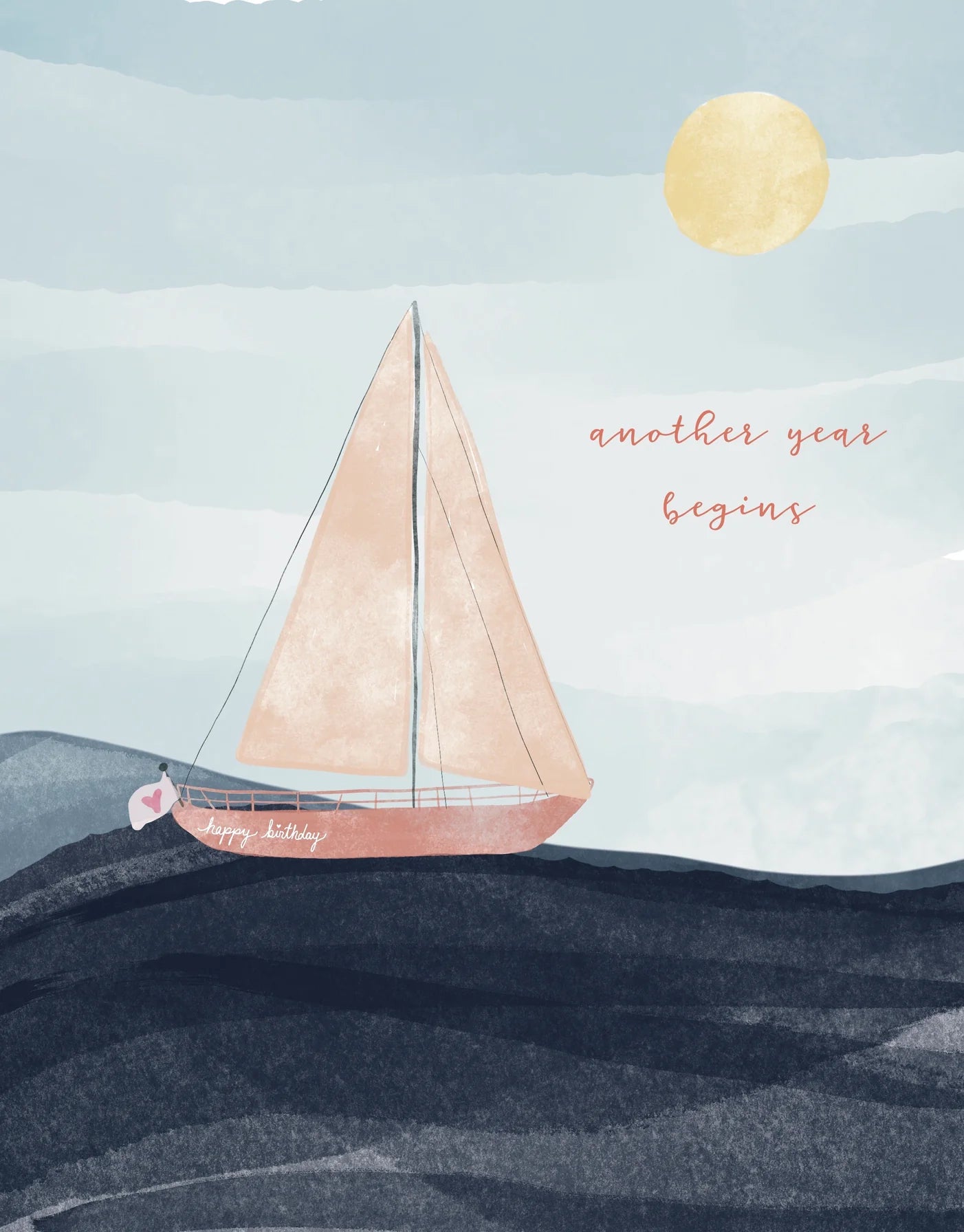 Another Year Begins Birthday Boat