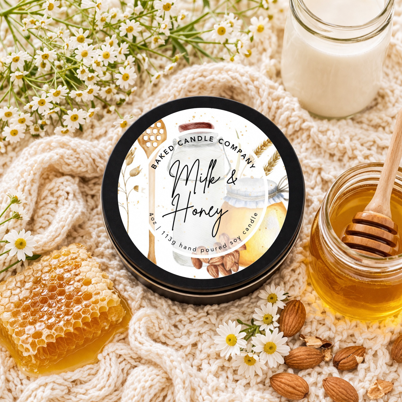 Milk & Honey Soy Candle